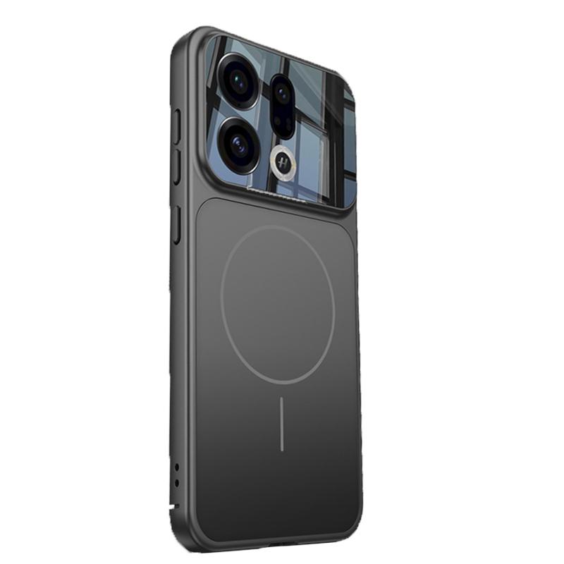 AG Matte for Magsafe Bumper Phone Case For OPPO Find X9 Pro X9pro Shockproof Magnetic Wireless Charging Phone Cover