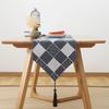 Inyahome Modern Unique Blue Table Runner For Home Dining Banquet Holiday Party Dinner Tables Cover Home Decor Christmas Gifts