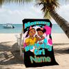 Customizable personalized beach towels Gracies Corner themed designs.Suitable for the beach, yoga, sports;ideal as beach accessories
