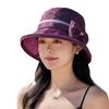 Hat woman middle-aged elderly summer mother thin sun hat breathable basin hat cool hat bucket hat sun hat