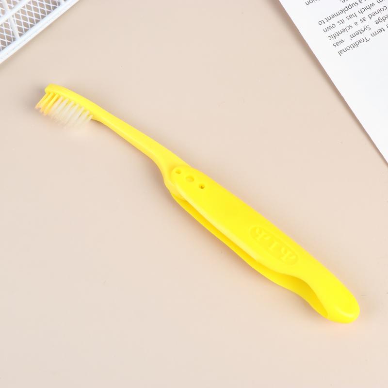 Travel Folding Toothbrush Portable Toothbrush Built In Cover Multi Color Size Collapsible Brush For Trip Daily Use Women Men