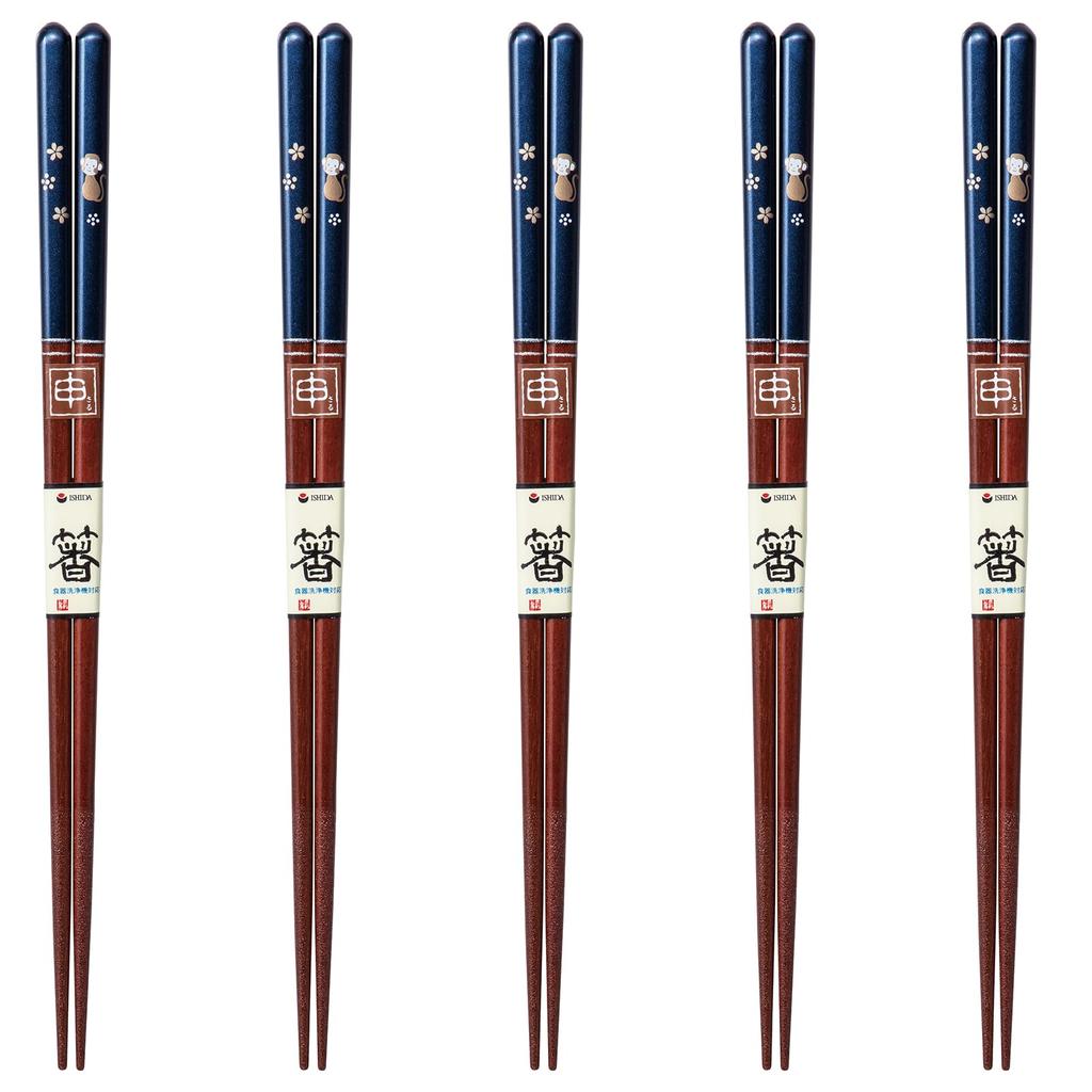 Happy Set of Dishwasher Made In PID8349 J-kitchens Chopsticks, 5, Material Wood, Safe, Japan,