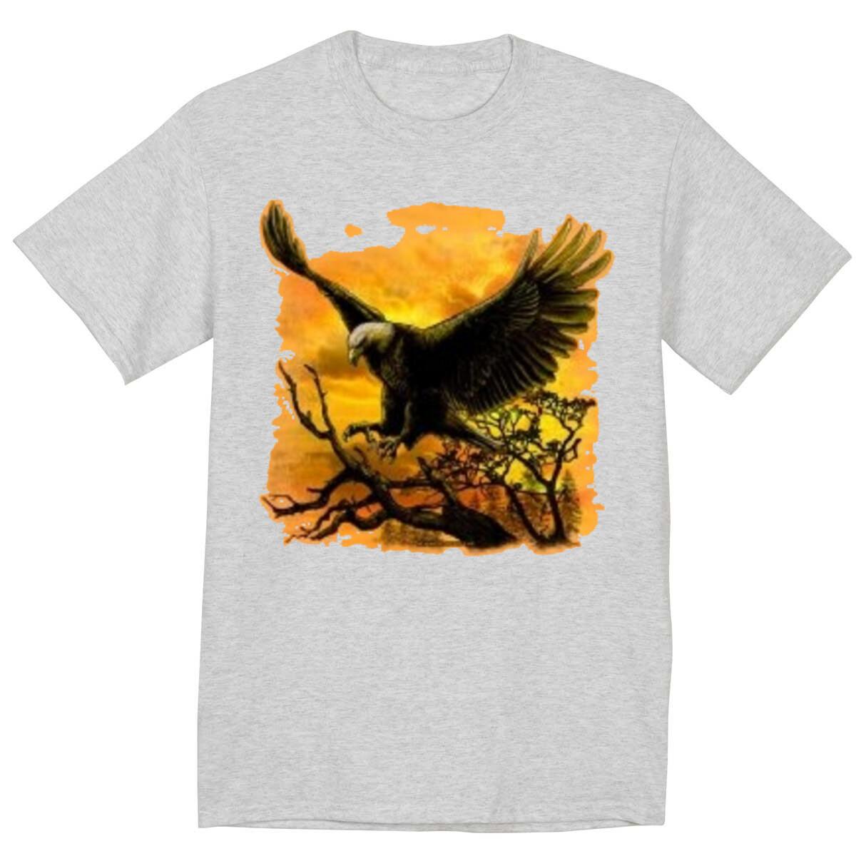 Bald Eagles T-shirt Wildlife Shirts Mens Graphic Tee Bald Eagle Gifts M