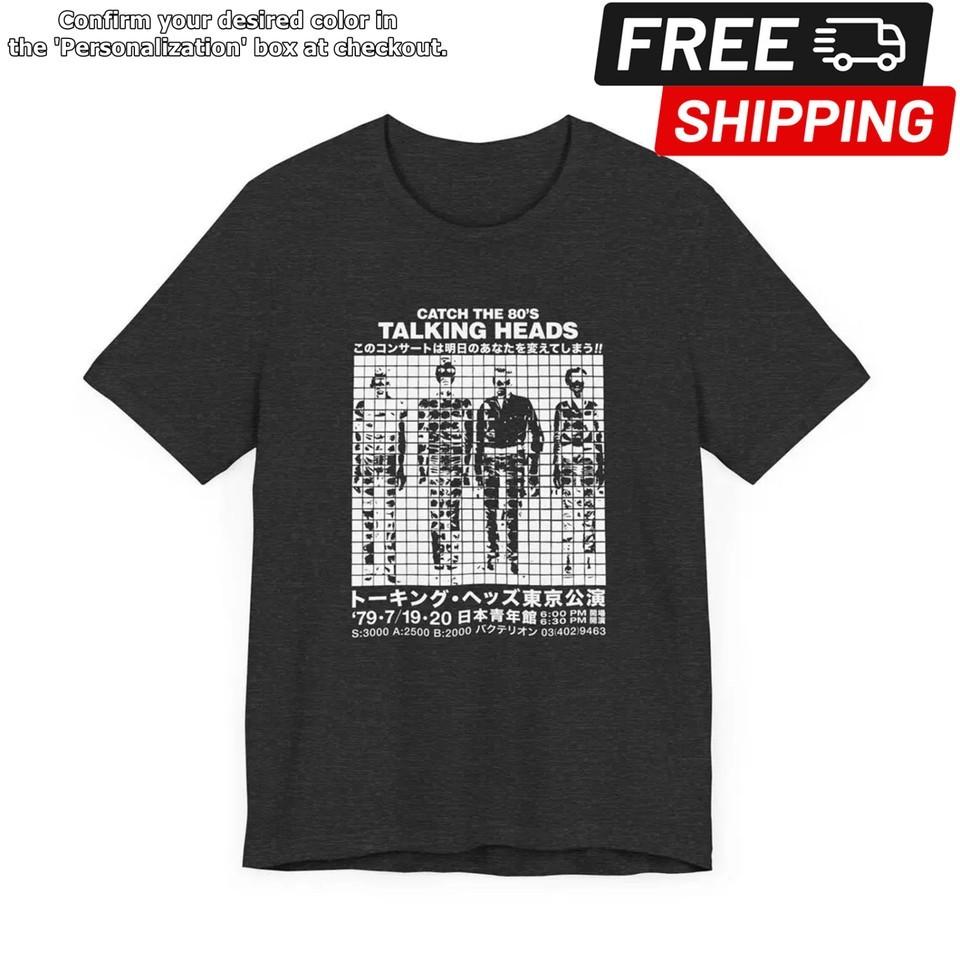 Talking Heads Live Japan 79 TShirt Alternative Rock UNISEX SHIRT Unisex T-Shirt XL