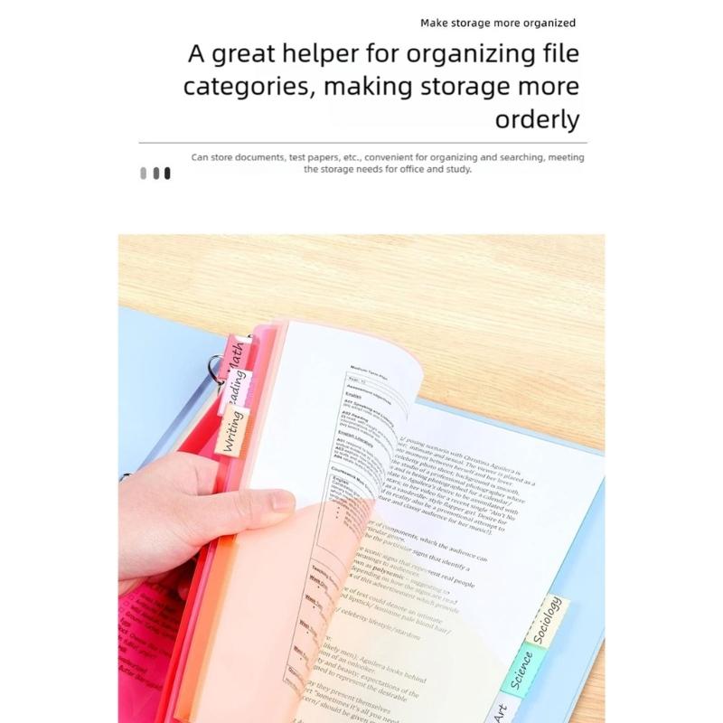 Expandable Folders Water Resistant Sorting Folders Document Organiser with 8 Removable Pages For School Office Home Use