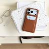 Vertical Cards Solt RFID Wallet Leather Case For iPhone 17 Pro Max 16 Plus 15 Plus 14 13 12 11 Shockproof Slim Fit Bag Cover