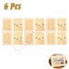 Wooden DIY Photo Frame Painting Photo Wooden Blank Photo Frame Vertical Postcard Frame Set Home Decoration Wedding Accents