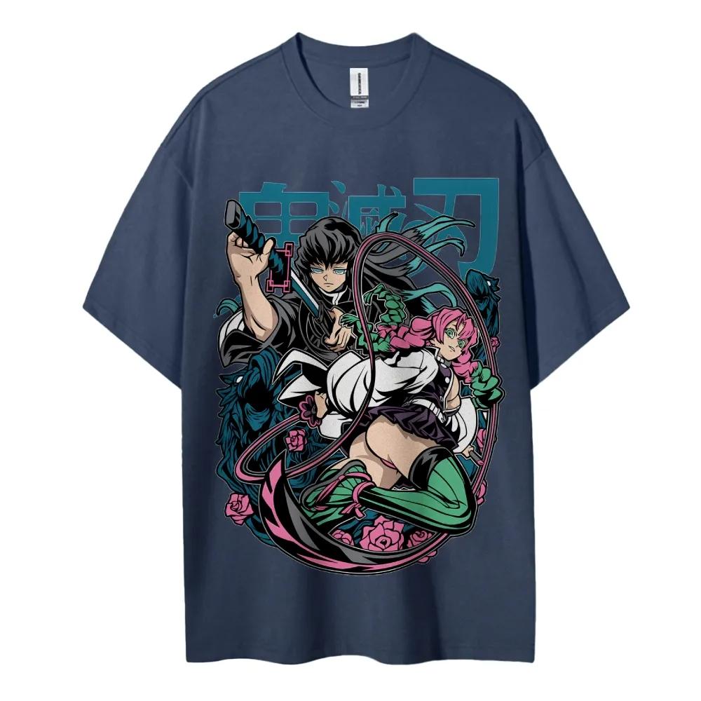 Demon Slayer Japanese Hotblooded Anime Classic Characters Sports Casual Shortsleeved Comfortable Halfsleeved Popular Slayer