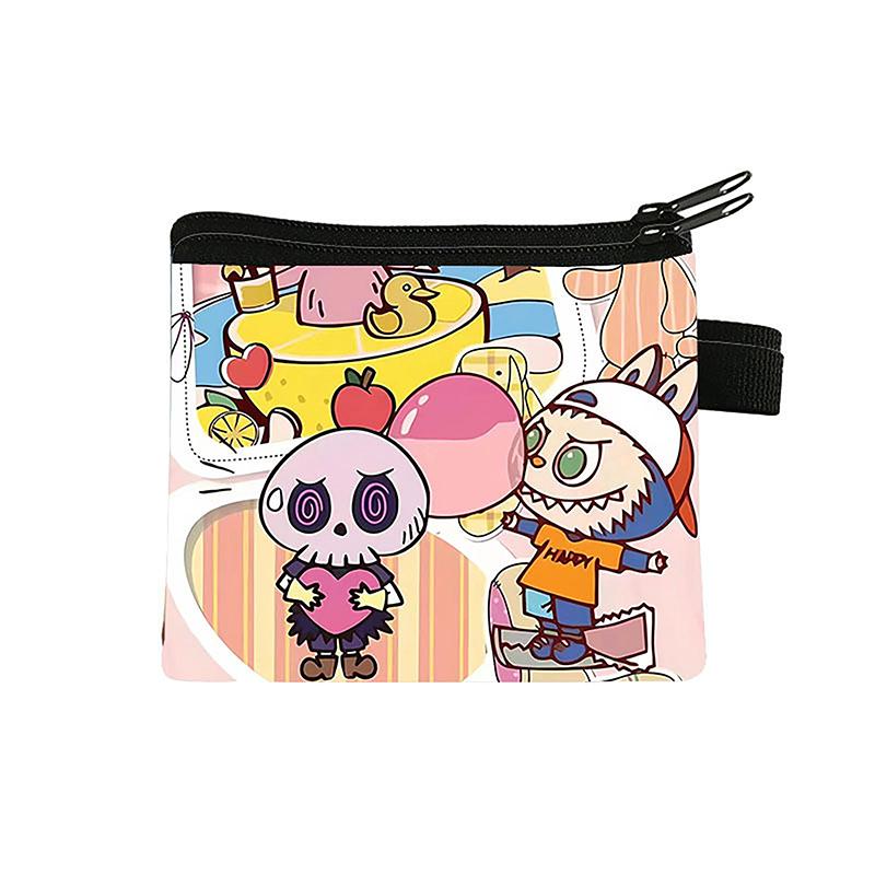 1 PC New LaBuBu Cute Cartoon Coin Purse Wristlet Bag Cartoon Wallet Mini Zipper