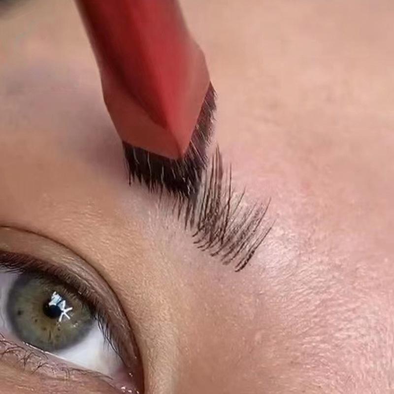 Wild Eyebrow Brush Pennello per sopracciglia multifunzione Pennello per trucco per sopracciglia finte Pennelli per trucco quadrati