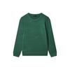 Solid Color Casual Pullover Knit Sweater Men Sweater Persian-Fern-Green F11M312402F-DG