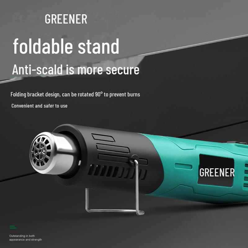 Green Forest High-Temperature Heat Gun for Film Shrinking & Mobile Repair