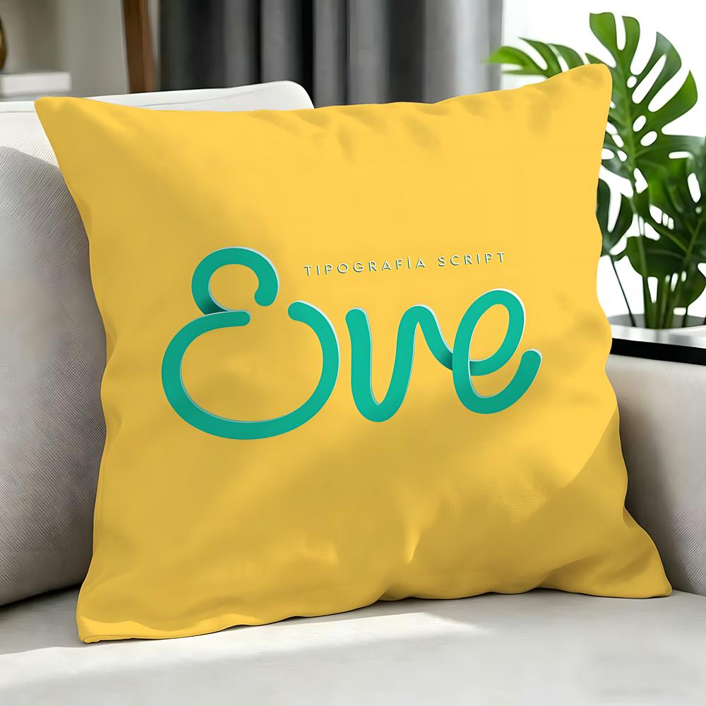 Cigarette Eve Cushion Cover Cushion Cover Set 4Pcs 50X50 45X45 40X40 Pillowcase Decorative Sofa Home Decor