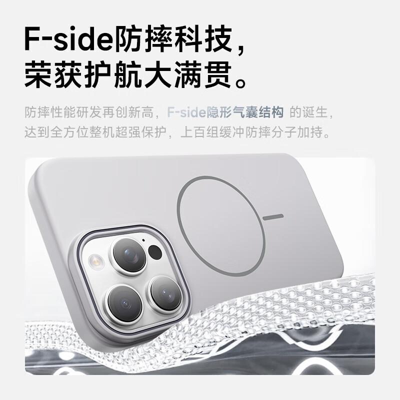 iPhone 14 Pro Case, iPhone Magsafe Magnetic Wireless Charging, Full Coverage Drop-Proof Slim Heat Dissipation Matte Midnight Black