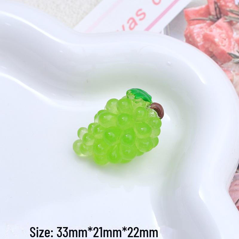 

3D светящиеся фрукты смола DIY ювелирные аксессуары