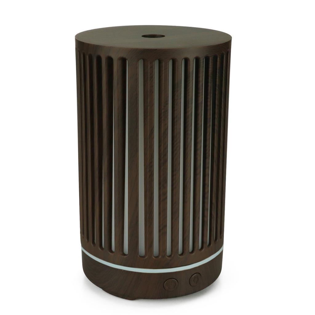 200ml Ultrasonic Air Humidifier Forest Aroma Essential Oil Diffuser Hallow Wood Grain 7 Color Led Aromatherapy Humidificador