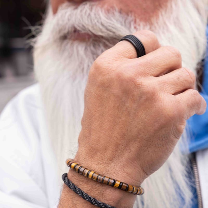 PIG & HEN Nabak 8 Ring - Black X Black