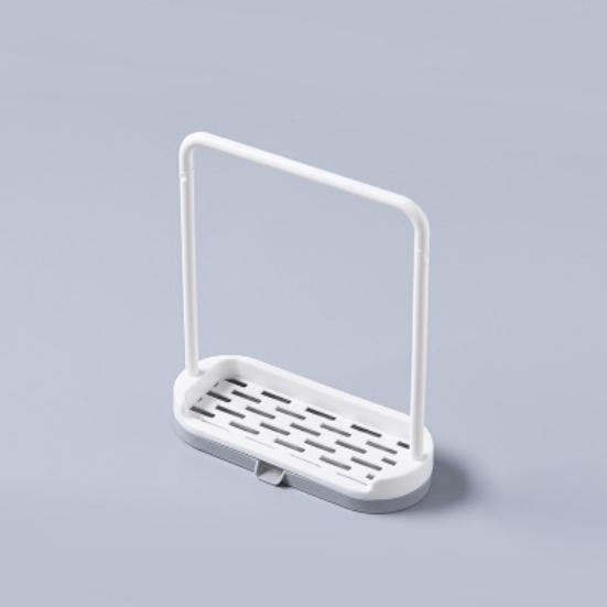 1 portaoggetti per portaoggetti in piedi, porta spugna, porta asciugamani, accessori da cucina multifunzione 2 in 1