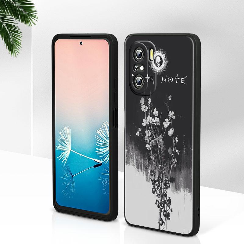 Anime Manga Death Note Ryuk For Xiaomi Redmi Note 12 Turbo 11E 11S 11 11T 10 10S 9 9T 9S Pro Plus 5G Black Phone Case