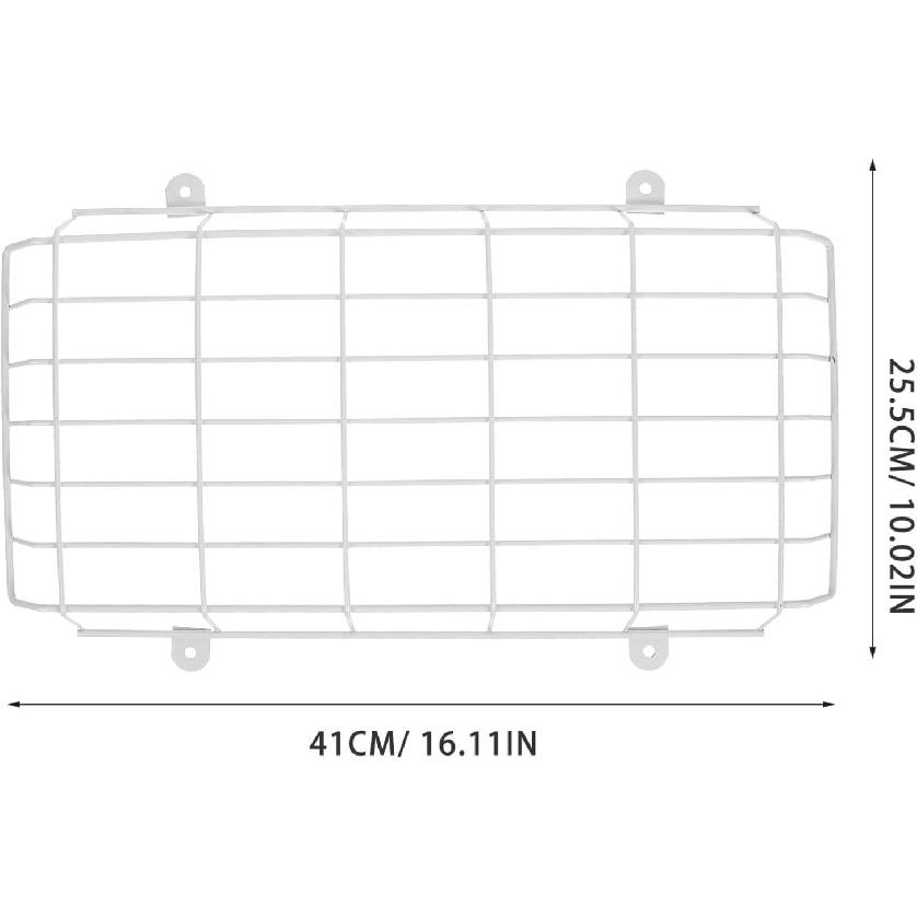 Metal Emergency Light Protective Guard Wire Cage for Exit Signs Wall-mounted Emergency Light Wire Cover Durable Easy To Install for Public Spaces
