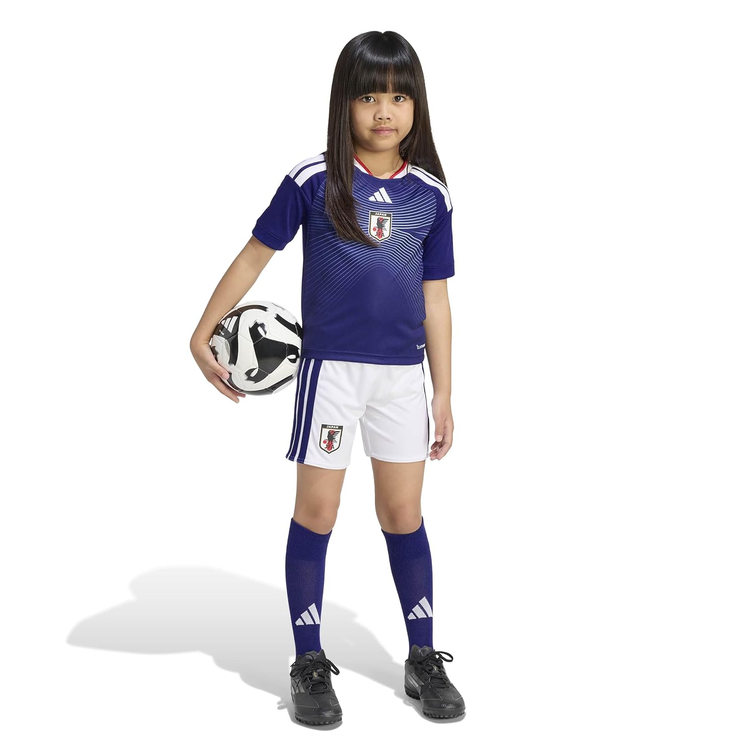 adidas top bottom set kids JFA representative 2026 home uniform VZ513 boys