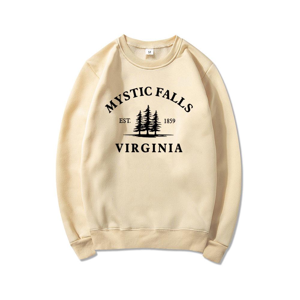 Mystic Falls Sweatshirt, Vampire Diaries inspiriert, Rundhals-Sweatshirt, Unisex, Langarmpullover, Salvatore Brothers Pullover, Tops