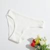 Cotton Underwear for Women Low Rise Ribbed Cheeky Bikini Panties Breathable High Cut Sexy Hipster Briefs
