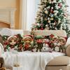 45X45Cm Christmas Elf Pillowcase Bedroom Sofa Cushion Cover 100% Polyester Living Room Cushion Pillowcase Home Decor