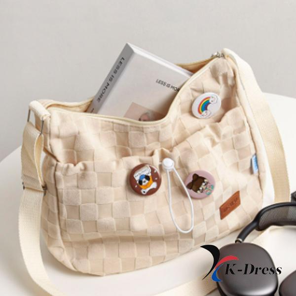 Mini Pouch Checkerboard Crossbody Bag (3 Colors)