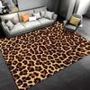 Leopard Print Carpet, Vibrant Animal Pattern for Living Room Decor Suitable for Use As an Anti-slip for Living Room Bedroom Sofas