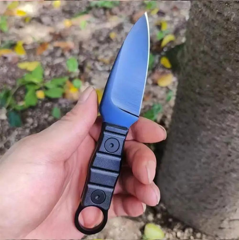 Knife Sharp Fruit Knife Handle Meat Knife Portable Scabbard Ring Knife