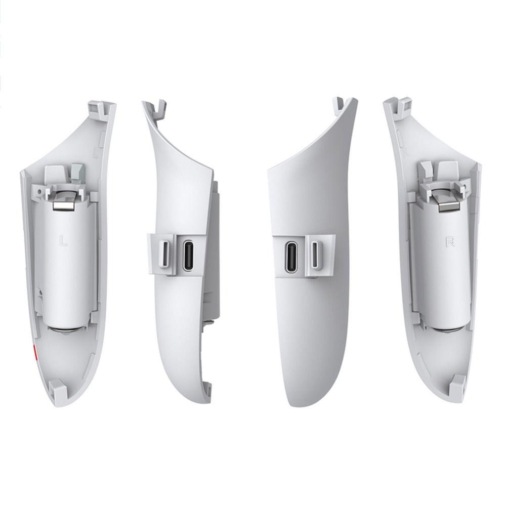 Empuñaduras Recargables para Controlador Derecho e Izquierdo Cubierta de Batería para Controlador de Auriculares VR Meta Quest 3/3S