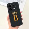 For Xiaomi Redmi Note 13 4G Case Cute Crown Letters Cover Soft TPU Phone Case For Xiaomi Redmi Note 13 Pro Plus Note13 5G Bumper