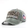 1 Unisex All Season Trendy Fashionableable Washed Vintage Old School Vintage Old School Alphabet Lettering 1964America Baseball Cap