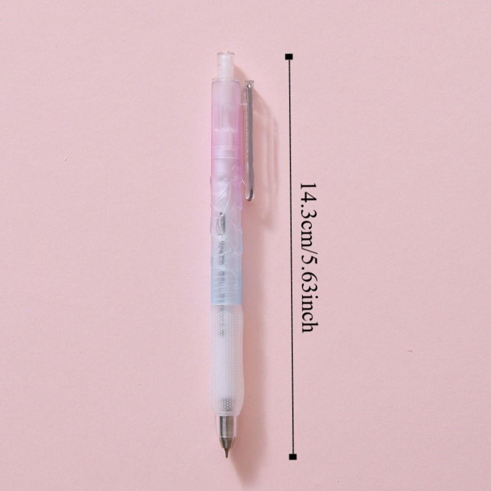 Full Needle Tube Writing Pen Black Pressing Pen Bows Gel Pen  Daily Use