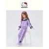 Kuromi Girls' Autumn Outfit 2025 New Sweet Lace Medium and Large Children's Sportswear Girls' Autumn Two-Piece Set
