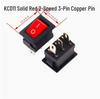Mini Rocker Switch KCD11: Small 2/3-Pin 3-Position, Bent Pins, 10x15mm, 3A 250V
