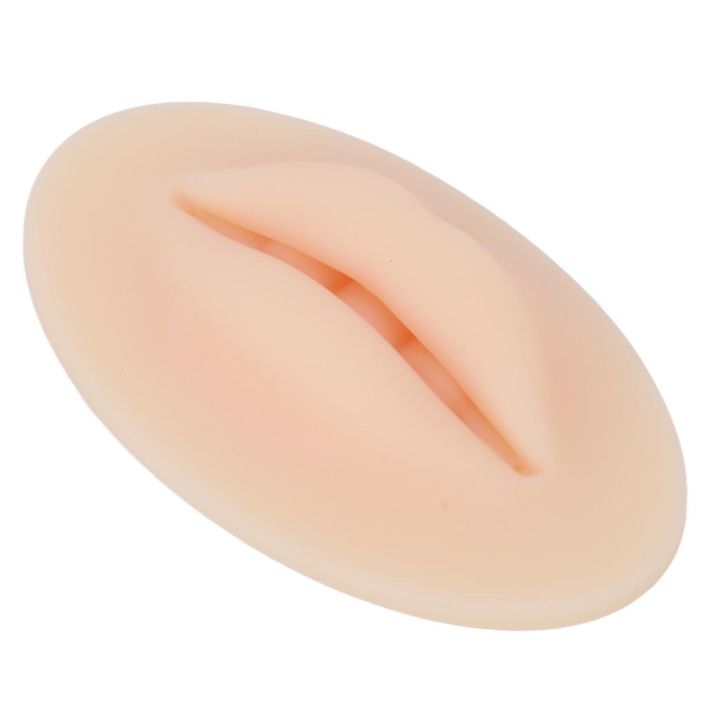 3D Silicone Lips Soft Elastic Silicone Real Skin Touch Feeling Widely Used Fake Lips for Microblading Practice