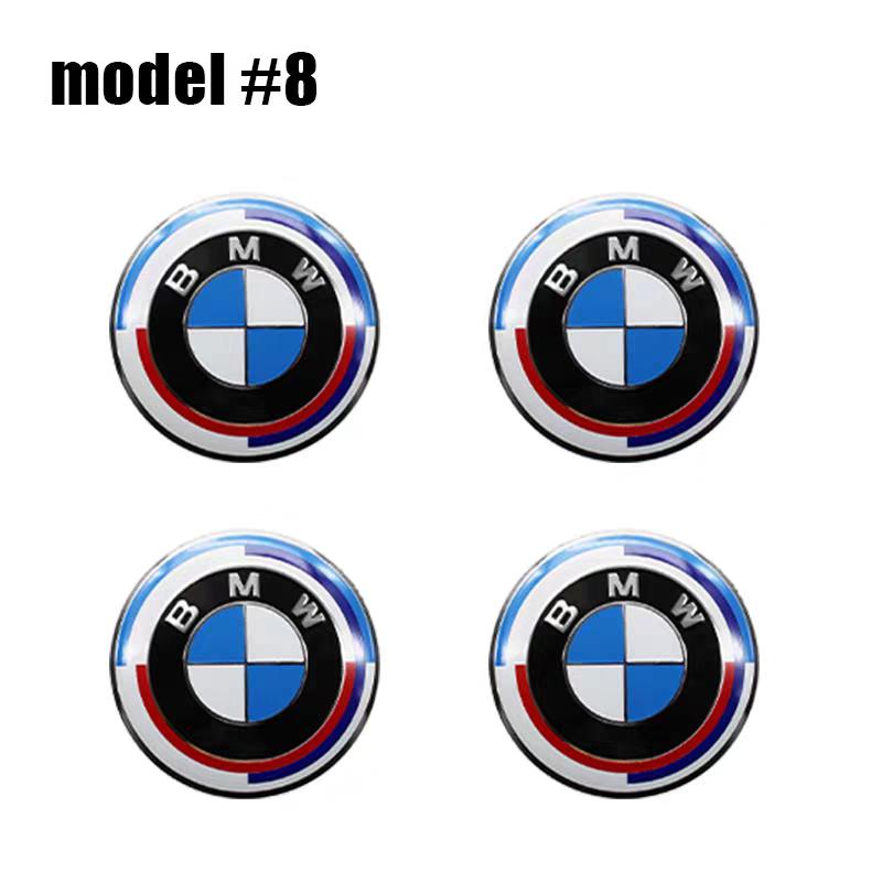 WW56/60/65/70mm Car Badge Wheel Center Cover Stickers Hub Caps Decal For BMW M Z4 M3 M5 M6 X3 E46 E90 E39 F10 F20 F30 G20 E60 X6