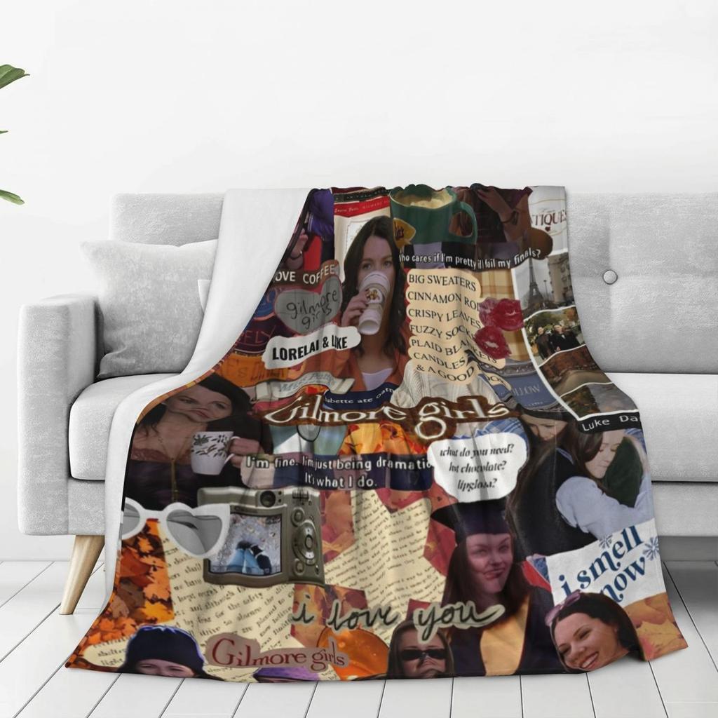 Soft Blanket Gilmore Girls Gilmore I Drink Coffee Like  Throw Blanket Flannel Bedspread For Couch Chair Sofa Bed Sofa Bed Cover