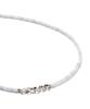 Polalita Sky Blue Gray Crystal Point Necklace (Plt-Nl-014_Bl)