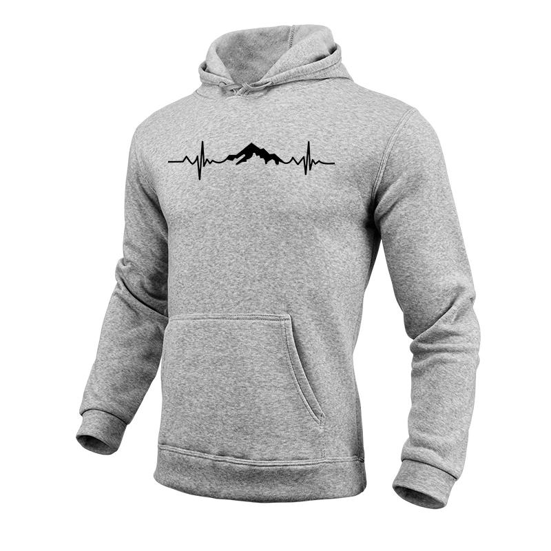 2025 Fashion Hoodies for Men High Quality Hooded Long Sleevd Sweatshirts All Season Daily Casual Sports Pullover Fitness Top