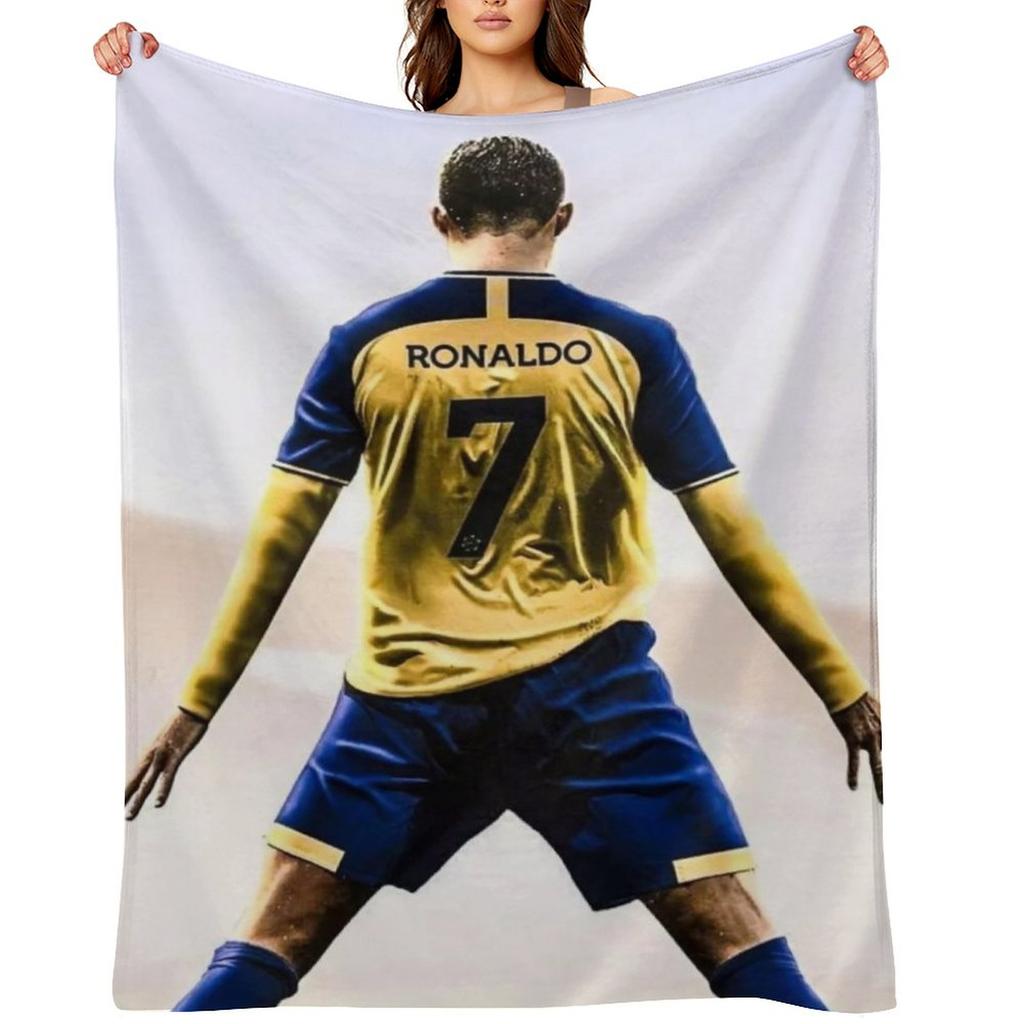 CR7 Al Nassr New Throw Blanket Christmas Gifts Luxury Throw Polar Furrys Blankets