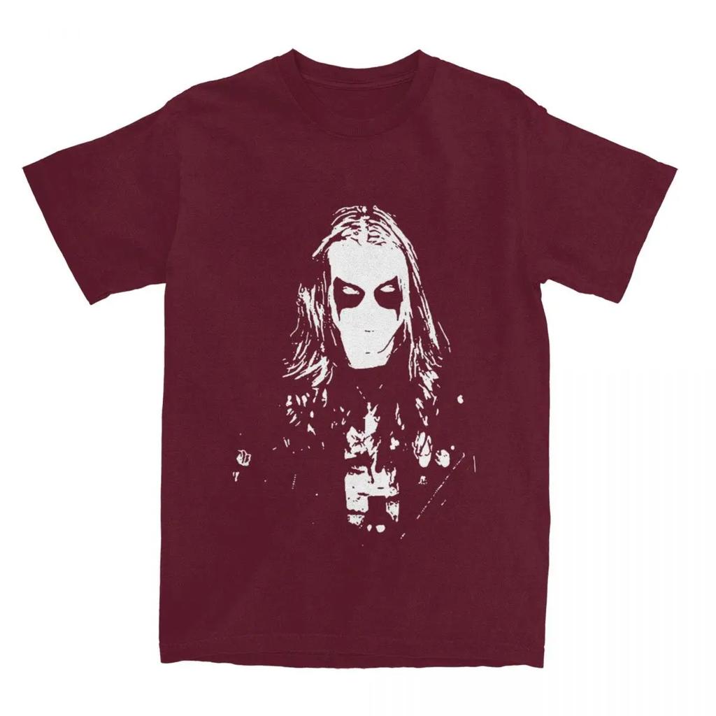 Men Women's Black Metal Euronymous Shirt Merch Tops T-shirt Graphic Print Tees Printed