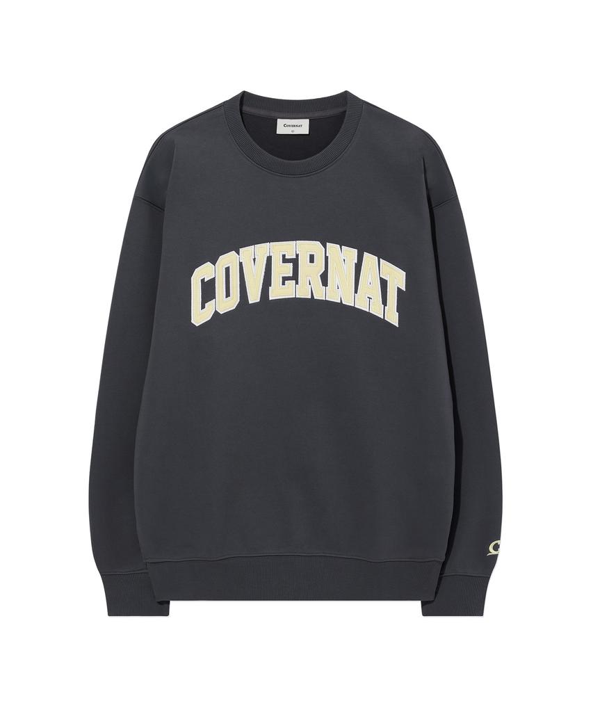 COVERNAT Arch Logo Sweatshirt Charcoal