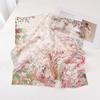 Korean version of thin georgette silk silk scarf women's travel sunscreen shawl travel square scarf headscarf wholesale