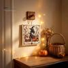 Kompletní balíček pro jehlovou práci Halloweenská výšivka, DIY sada stehů pro dospělé, Roztomilá čarodějnice, Světlý dýně, Duch, Černá kočka Vzor na stěnu