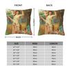 Allegory Of Summer Messengers Of Love Square Pillowcase Polyester Linen Velvet Pattern Throw Pillow Case Bed Cushion Cover 45X45