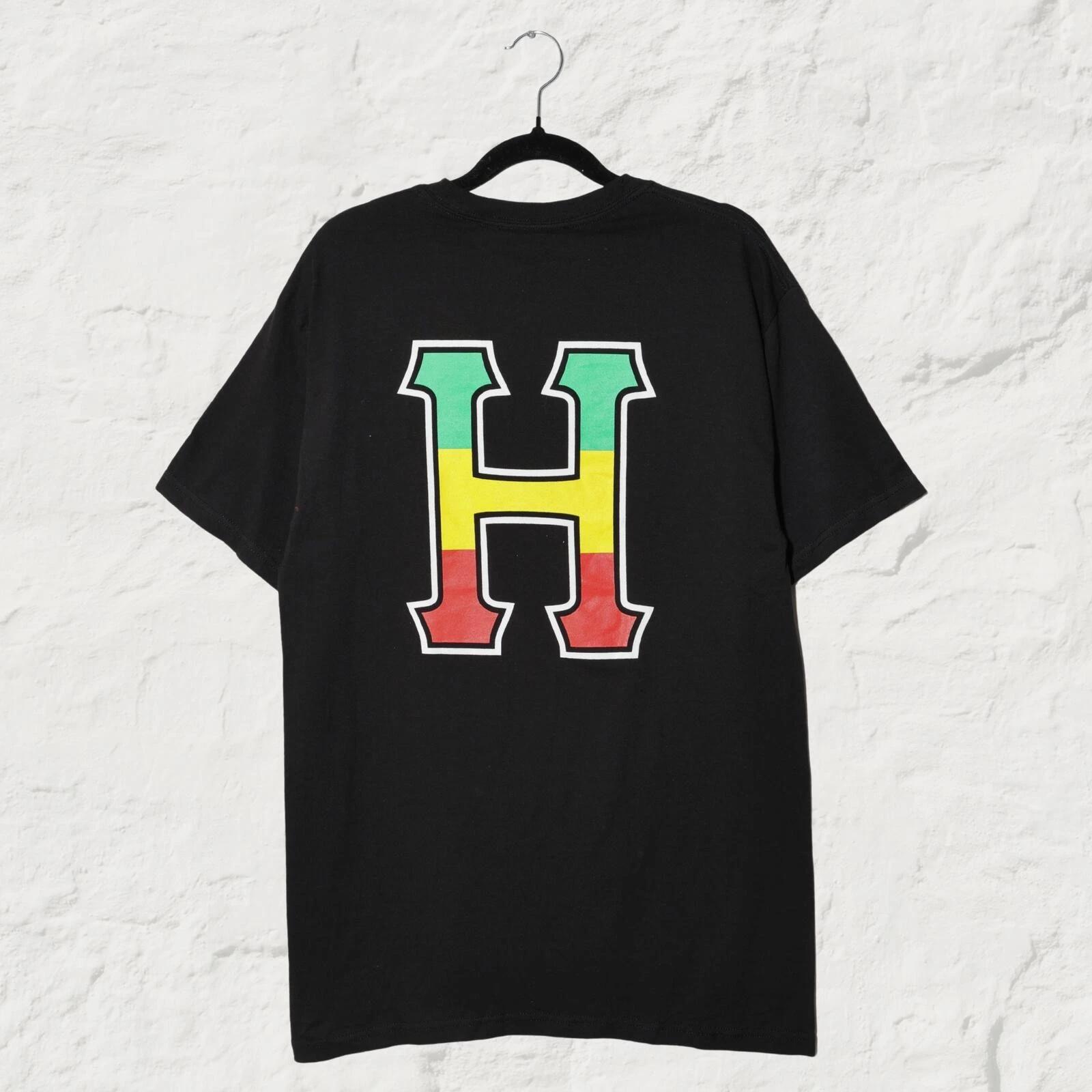 HUF Righteous Graphic Tee Black Rare Salesman Sample T-Shirt M XL