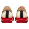 Converse Comme Des Garçons Play X Chuck 70 Low Pristine Red Unisex Sneakers Cream Egret A01796C